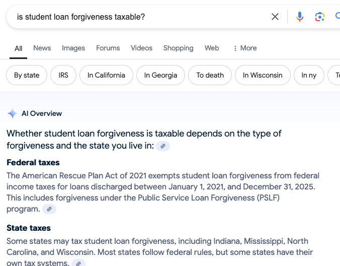 Is Student Loan Forgiveness Taxable?