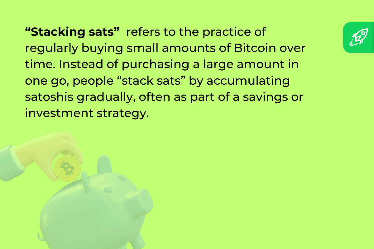 stacking sats definition and meaning