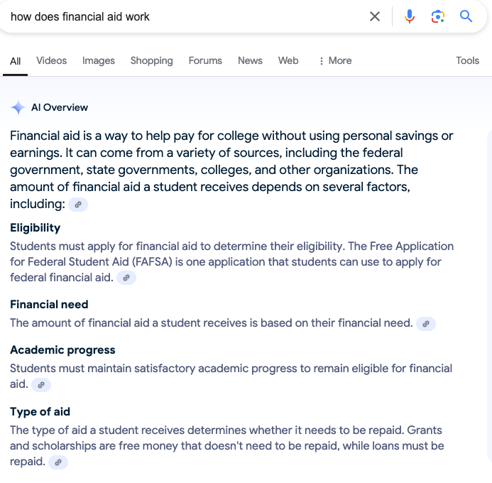 How Does Financial Aid Work?